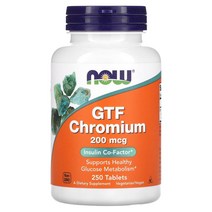크롬 GTF Chromium 200 mcg 250 타블렛