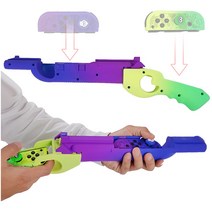 아키토모 닌텐도 스위치 OLED 스플래툰3 FPS 조이콘 조이스틱 핸드 총 사격 슈팅건 건콘 샷건, 스플래툰에디션, 1개