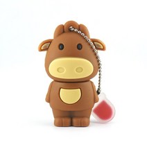 Cartoon Cattle U disk 128GB usb 플래시 드라이브 동물 4GB 8GB 16GB 펜 32GB 고속 64GB 귀여운 원숭이 메모리 스틱, 03 green_07 128M