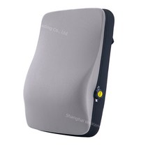 Vkkn 요추쿠션 등쿠션 허리쿠션 자동차허리쿠션 높이조절 차량용 등받이쿠션 사무용 차량용, 그레이