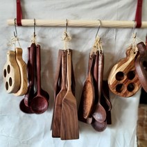 월넛 벚나무 주걱 만들기 우드카빙 세트 diy 재료 나무 조각, 월넛4