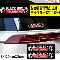 프리스타일 왕눈이 블랙박스 반사 프린팅 스티커세트 2장1세트(S-120mmX26mm/로고타입선택) 왕눈이블랙박스스티커 블랙박스스티커, S-120mmX26mm/반사원단, 1-왕눈-영문, 1개