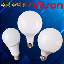 LED 볼전구 볼램프 볼구 8W 10W 12W 15W 주광색 주백색 전구색, A60 8W 전구색(노란빛)