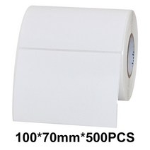 ZEBRA GPRINTER 도시바 왁스 리본 프린터용 동판 스티커 용지 빈 바코드 2 롤, 22 100X70mm