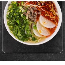 멜라민 식기 국수 그릇 라면 마라탕 칼국수 면기, 나선형 바닥 보울 7 추가 두께