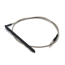 악기부품 100pcs 6 문자열 어쿠스틱 기타 브리지 안장 막대 피에조 픽업 피에조, 봉인된 피에조