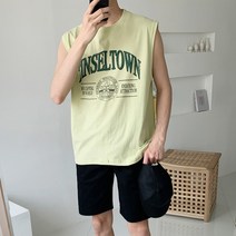 코디제이 남자 나시 틴셀타운나시 박스나시 레이어드나시 민소매 오버핏나시 빅사이즈 데일리룩