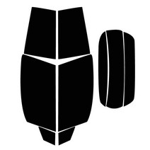 두일테크 스파크 측후면 세트 열차단 썬팅필름, 30%, 1.스파크(11-15), 쉐보레