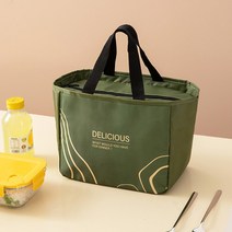 리빙공감 쿡 엔조이밀 보온보냉백 도시락가방, 딜리셔스, 1개