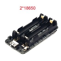 Wemos For Raspberry Pi 18650 배터리 충전 실드 보드 ESP32 V3 마이크로 USB 타입-A 포트 0.5A 18650 배, 02 2 Battery Shield