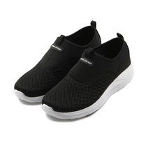 월드컵 남성용 미카 니트슈즈 통풍 운동화 슬립온_BK