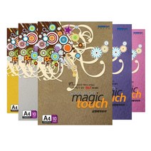 매직터치 OA용지 A4 180g 10매 색지 복사지컬러, 22 오렌지색