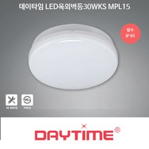 데이타임 LED옥외직부벽등30WKS/대자/MPL15-30, 주광색