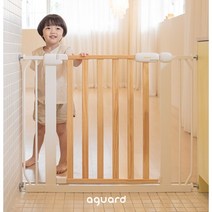 친환경 천연 소나무 원목 이지슬라이드 아기 유아 반려견 안전문