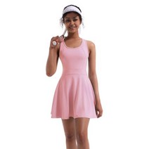 테니스연습기 테니스볼머신 테니스용품 여자 스포츠 테니스 복장 연약한 고탄력 골프 빠른 건조한 적당 반바지 세, Pink+3XL