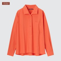 Uniqlo 유니클로 꼼뜨와 데 꼬또니에 긴팔 코튼 블라우스