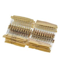 Mustpoint 640피스 64가지 값 16W 51R - 10MR 탄소 필름 저항기 모듬 키트 DIY 678635
