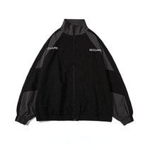 Deeptown-빈티지 일본 패션 경량 자켓 여성용 힙합 스타일 하라주쿠 패치 워크 방풍 스트리트웨어