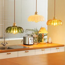 마이루체 가든 글래스 1등 LED 팬던트 식탁등 주방등 카페조명 샹들리에 펜던트조명 국내산, 브라운