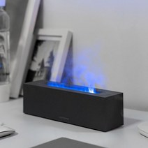 신박한 불멍 가습기 불꽃 집들이 선물, 2. 블랙 (2가지 불빛)