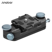 Andoer 금속 퀵 릴리스 카메라 허리 벨트 스트랩 버클 마운트 클립 퀵릴리즈 플레이트, 그레이