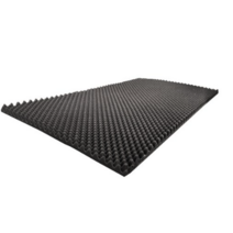 올폼 비접착식 비난연 계란판 방음재 / 흡음재 50T 100 x 200 x 5 cm, 블랙, 4개