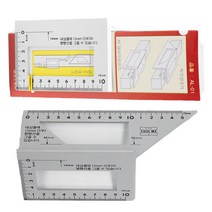 목공자 삼각스퀘어 직각자 각도기 정밀 눈금자 삼각자 연귀자 연기자 MADE IN KOREA 목공 DIY 알루미늄 연귀자