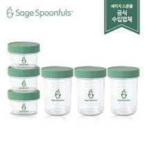 [세이지 스푼풀] [세이지스푼풀]이유식용기 2종(NEW 유리 240ml 3P+NEW 유리, 상세 설명 참조
