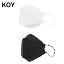 [오늘출발]KOY 저렴한 가성비 KF94 마스크 25매입 지퍼팩 100매, KOY 블랙 100매