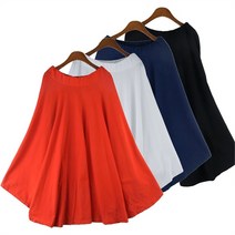 오노마 오노마 ONM 여성 데일리 스트릿 여름 후레아 미디 스커트 치마 (8758992)