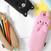 YIWUWINGS 파우치 고등학생필통 펜슬 귀여운 학생 동물 필통 학용품사이트 슬림 문구류 개랙터