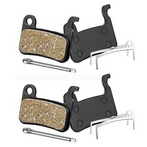 STEAUTY 레진 자전거 브레이크 패드 2쌍 음소거 및 내구성 있는 TRP Tektro Shimano Deore M596 M595 M545 M535 M505 M775 M776 M, 2
