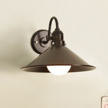 데비 1등 벽등 LED 12W 볼램프 포함 모던 카페 인테리어조명, 12W 전구색, 10개, 블랙