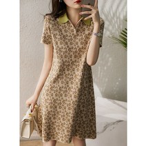 휴양지원피스 엄마돌원피스 돌맘드레스 귀여운 빈티지 우아한 보헤미안 프린트 드레스 여성용 캐주얼 Sundr