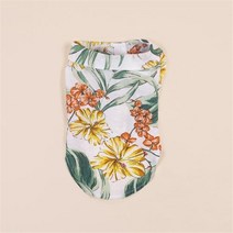 개플룩 강아지 커플룩 커플옷 하와이 비치 캐주얼 셔츠 개와 소유자를위한 일치하는 의상 Shiba 패션 가족 개 옷