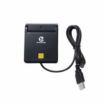 카드단말기 Zoweetek-12026-1 Easy Comm EMV USB 스마트 카드 리더기 qu 일반 액세스 어댑터 ISO 7816 SIM, 02 160cm