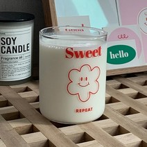 아이스커피잔 홈카페유리컵 예쁜 레트로 감성 레터링 유리잔, 굿 컵