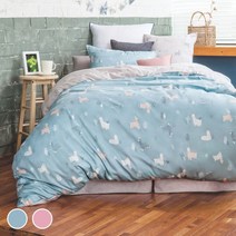 [키즈돔] [침대] 알파카 면모달 차렵이불 패드세트(차렵이불+누빔패드+베개커버) s/ss