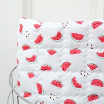 소잉홀릭 인견누빔 - 달콤수박 / 천연꼰사 누빔원단 퀼팅원단