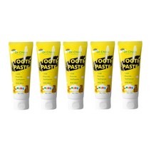 닥터치카 치과의사가 만든 어린이 충치예방 고불소 불소치약 1450ppm, 5개, 80g