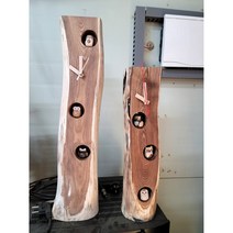 원목풍수 부엉이시계 북유럽풍 수제 고급선물용 BW-01