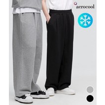COSTUME O’CLOCK [AEROCOOL]밴딩 와이드 원 턱 스웻팬츠_2 COLOR COOSPT207