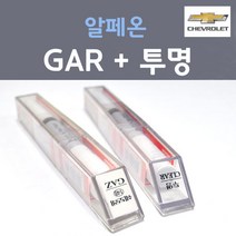 쉐보레 알페온 GAR 카본플레쉬 붓펜 142 + 투명마감용붓펜 자동차 차량용 카 페인트, 2개, 8ml