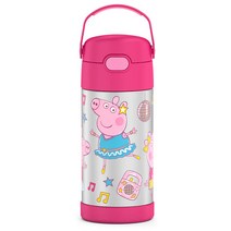 푸고 써모스 펀테이너 빨대컵 355ml, 푸고 펀테이너 빨대컵 페파피그