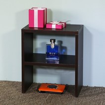 양지가구 양발이선반2단310, 양발이2단310 웬지