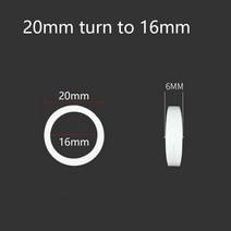 그라인더날 핸드그라인더날 절단석 연마석 4인치 5인치 그라인더 그라인딩 휠 홀 링 교환 도구 커터 그라, 02 20 turn to 16mm