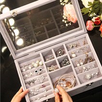 귀걸이 반지 팔찌 보관함 쥬얼리함 유리 보석함