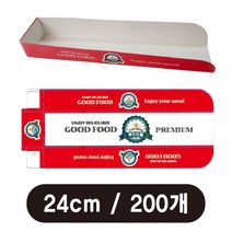 24cm 각종꼬치 종이 트레이 200개 [코리아타임스퀘어]