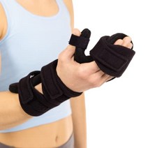 braability resting hand splint - 큰 손목 염좌 수술 후 또는 뇌졸중 회복 환자를 위한 손가락 골절 기능성 고정 보조기 수근관 척골 신경 손상 통증(l 오, 작은 오른쪽