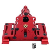 1/10 LCG 섀시 키트 RC 트랙 액슬 SCX10 I II III TRX4 카프라 1.9 UTB 업그레이드 부품 모든 금속 변속기 기어 박스, gearbox Red-B